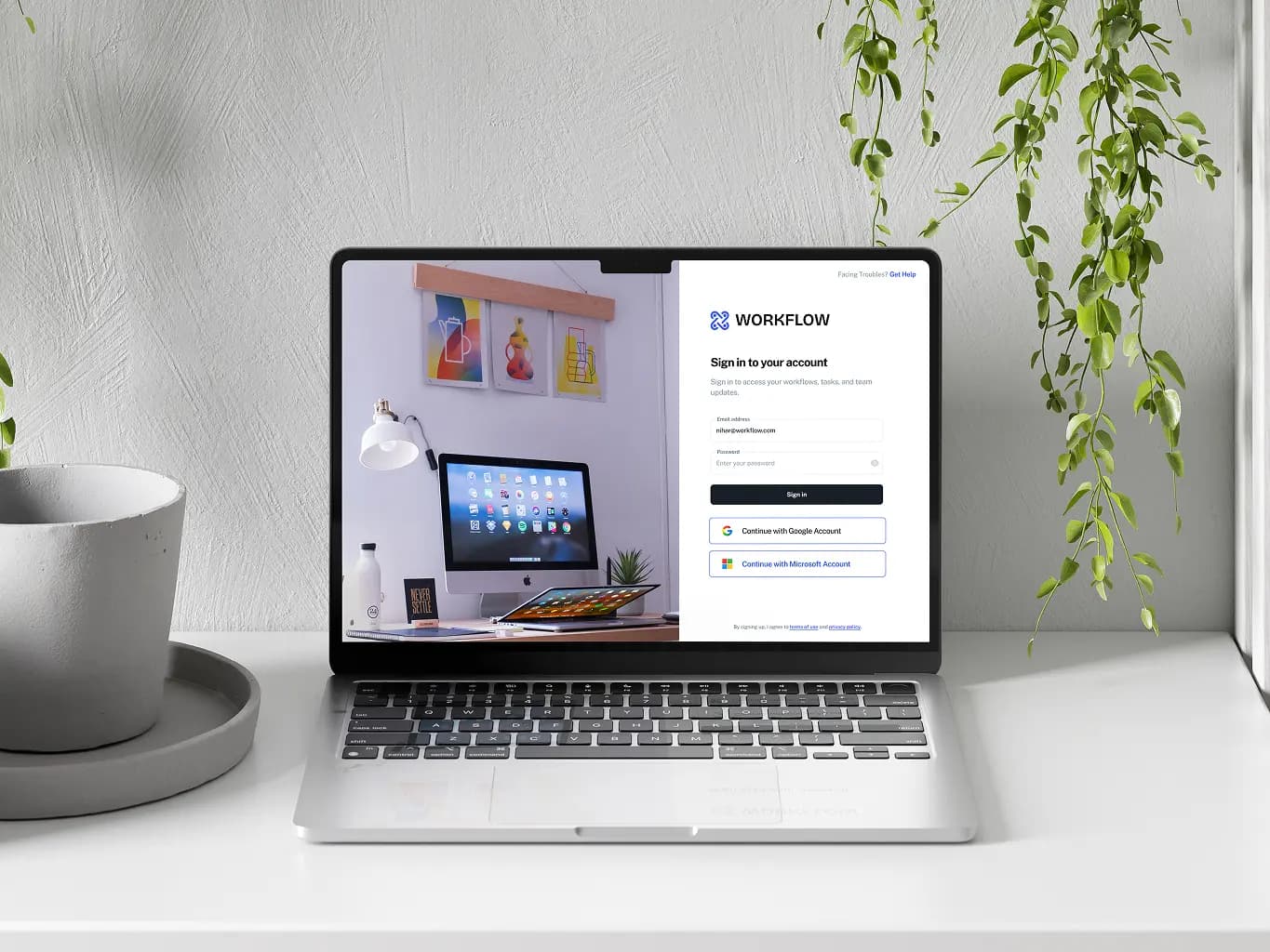Workflow Management App project screenshot