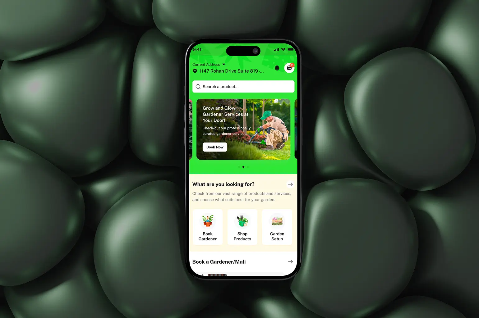 Gardening Services and Product App project screenshot